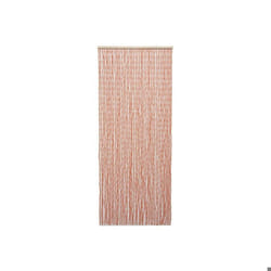 Rideau de porte en corde - Saumon - 90 x 200 cm - Synthétique - Entrée - Autres motifs