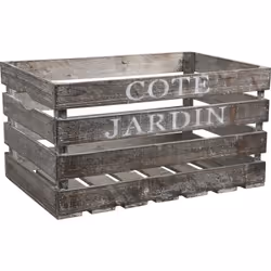 Aubry Gaspard CRA 3581, Boîte de rangement, Carré, Bois, Monochromatique, Intérieure, 380 mm