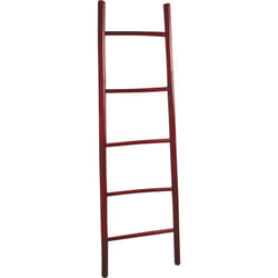 Aubry Gaspard - chelle porte serviette en bambou - Rouge