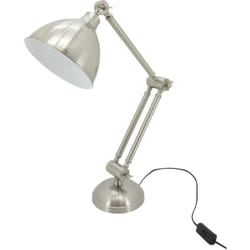 Aubry Gaspard - Lampe de bureau en acier brossé Loft