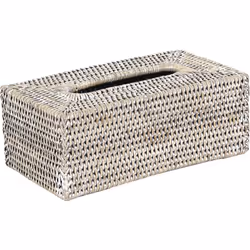 Aubry Gaspard TDI 1560, Boîte de rangement, Carré, Rotin, Monochromatique, Intérieure, 260 mm