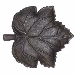 Mangeoire oiseau feuille en fonte