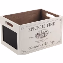 Aubry Gaspard CRA 3820, Boîte de rangement, Carré, Bois, Monochromatique, Intérieure, 280 mm