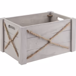 Aubry Gaspard CRA 384 S set of 3, Boîte de rangement, Carré, Bois, Monochromatique, Intérieure, 330 mm