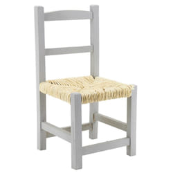 Aubry Gaspard - Chaise enfant en bois - Gris