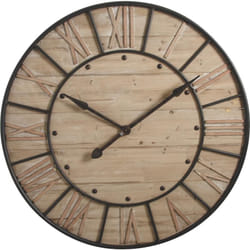 Aubry Gaspard - Horloge en bois et métal Industrie