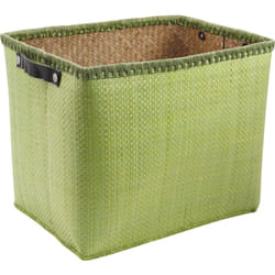 Aubry Gaspard - Corbeilles de rangement en palmier (Lot de 3) - Vert