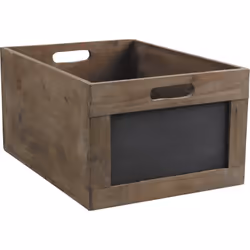 Aubry Gaspard CRA 3960, Boîte de rangement, Marron, Rectangulaire, Bois, Monochromatique