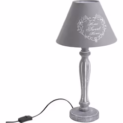 Aubry Gaspard NLA 1580, Bois, Bois, Chambre à coucher, E27, 1 ampoule(s), Ambiance