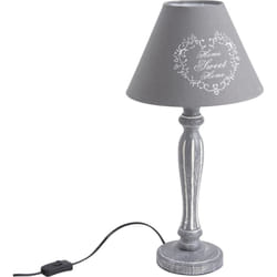 Aubry Gaspard - Lampe en bois motif coeur