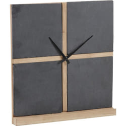 Aubry Gaspard - Horloge ardoise et bambou