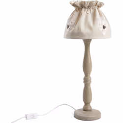 Aubry Gaspard NLA 1610, Bois, Bois, Chambre à coucher, E27, 1 ampoule(s), Ambiance