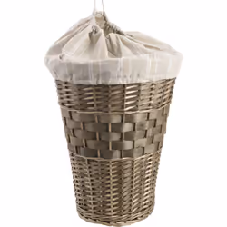 Aubry Gaspard - Panier à linge en éclisse et coton