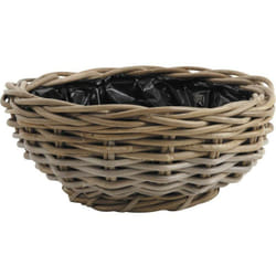 Aubry Gaspard - Jardinière ronde Poelet gris Diam 30 cm. Gris. Marque : . Réf. : FV-CCO725SP - Gris