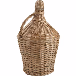 Dimensions : h 46 Matières : osier buff et verre Poids : 3.75 kg Gencod : 3238920734133