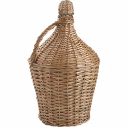Dimensions : h 55 Matières : osier buff et verre Poids : 4.75 kg Gencod : 3238920734140