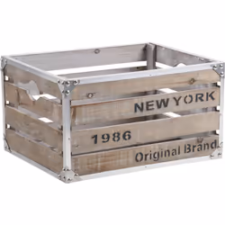 Aubry Gaspard CRA 4200, Boîte de rangement, Carré, Bois, Monochromatique, Intérieure, 400 mm