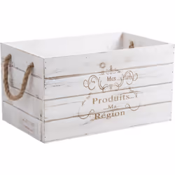 Aubry Gaspard CRA 4290, Boîte de rangement, Carré, Bois, Monochromatique, Intérieure, 380 mm