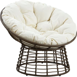 Aubry Gaspard - Fauteuil Papasan en polyrésine et acier