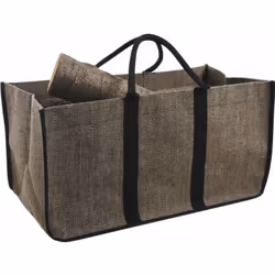 Description générale Le sac à bûches en toile de jute est un accessoire indispensable pour le rangement et le transport de vo ...