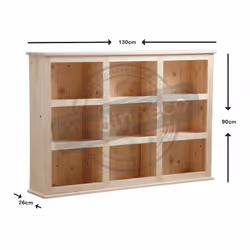 Aspect Coloris Finition brute Matériau principal Epicéa Dimensions Hauteur (en cm) 90,00 Longueur (en cm) 130,00 Profondeur ( ...