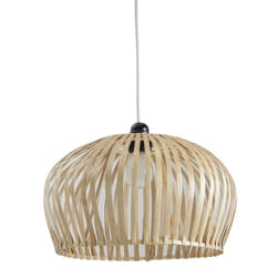 Aubry Gaspard - Abat jour en bambou pour suspension Naturel - Naturel