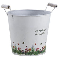 Aubry Gaspard - Cache pot zinc Je reviens du jardin
