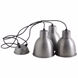 Aubry Gaspard - Suspension 3 lampes en zinc