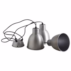 Aubry Gaspard - Suspension 3 lampes en zinc