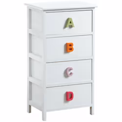 Aspect Coloris Blanc Finitions Laquée Matériau principal Medium Dimensions Hauteur (en cm) 74,00 Longueur (en cm) 40,00 Profo ...