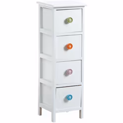 Aspect Coloris Blanc Finitions Laquée Matériau principal Medium Dimensions Hauteur (en cm) 77,00 Longueur (en cm) 25,00 Profo ...