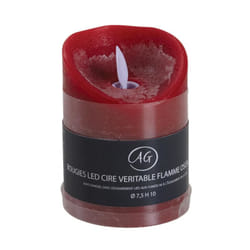 Aubry Gaspard - Petite bougie à led parfumée Fruits Rouges Petit modèle
