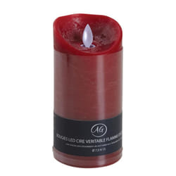 Aubry Gaspard - Grande bougie à led parfumée Fruits Rouges Grand modèle