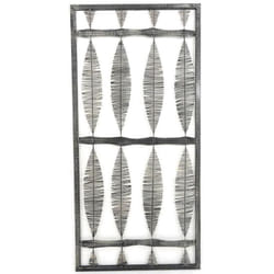 Aubry Gaspard - Décoration murale en métal laqué gris - Gris