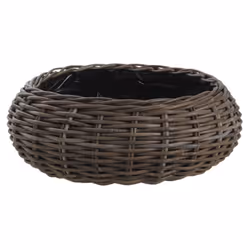 Jardinière - AUBRY GASPARD - Poelet gris - Diamètre 53 cm - Rond - Plastique