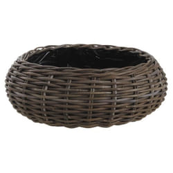 Jardinière - AUBRY GASPARD - Poelet gris - Diamètre 53 cm - Rond - Plastique