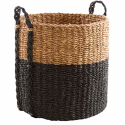Aubry Gaspard - Cache-pot ronds en jonc de mer (Lot de 3)