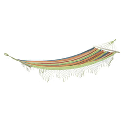 Aubry Gaspard - Hamac rayé multicolore avec franges
