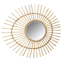 Aubry Gaspard - Miroir en rotin Oeuf