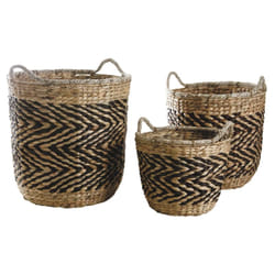 Aubry Gaspard - Cache-pots en jacinthe (Lot de 3)