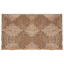 Aubry Gaspard - Tapis rectangulaire en jonc 180 x 120 cm