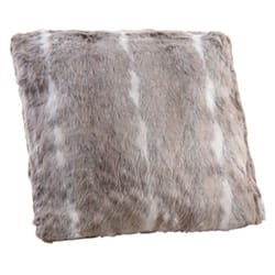 Coussin imitation fourrure 45 cm