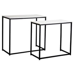 Console en bois et métal (Lot de 2)