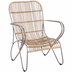 Aspect Matériau principal rotin naturel Matériaux secondaires métal Dimensions Hauteur (en cm) 87,00 Hauteur de l'assise (en ...