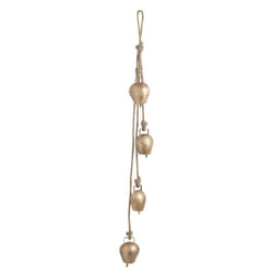 Aubry Gaspard - Suspension 4 cloches en métal doré vieilli - Doré