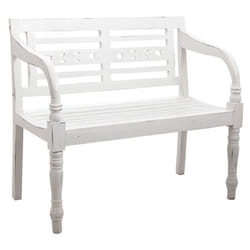 Banc 2 places en acajou