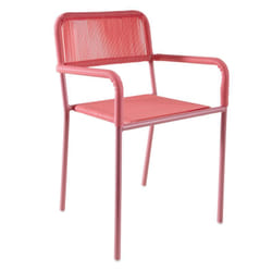 Chaise enfant en polyrésine - Rose