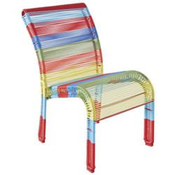 Aubry Gaspard - Chaise enfant en polyrésine multicolore