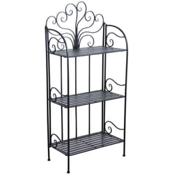 Etagère pliante en métal Arabesques 3 tablettes