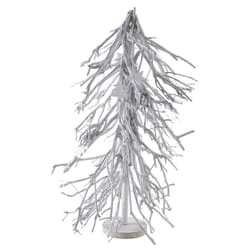 Aubry Gaspard - Sapin de Noël en bois patiné blanc